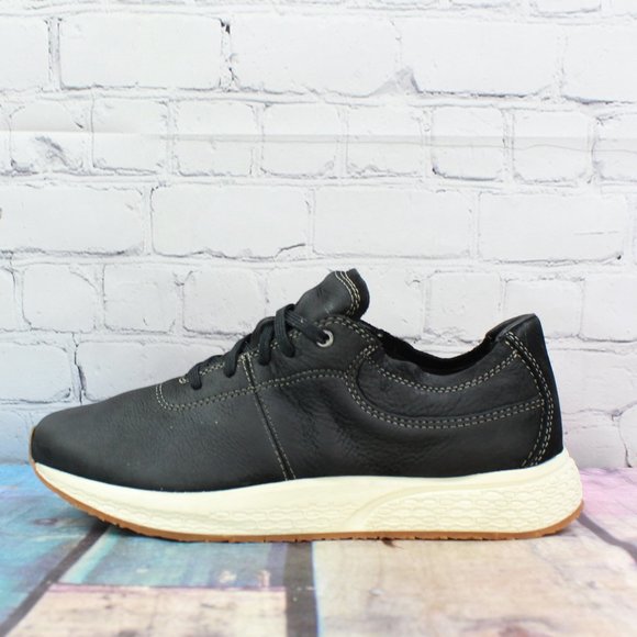 L.L. Bean Shoes - LL Bean Stone Coast Comfort Black Leather Oxford Sneakers Size 10 M